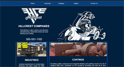 Desktop Screenshot of hillcrestcoatings.com