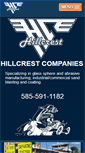 Mobile Screenshot of hillcrestcoatings.com